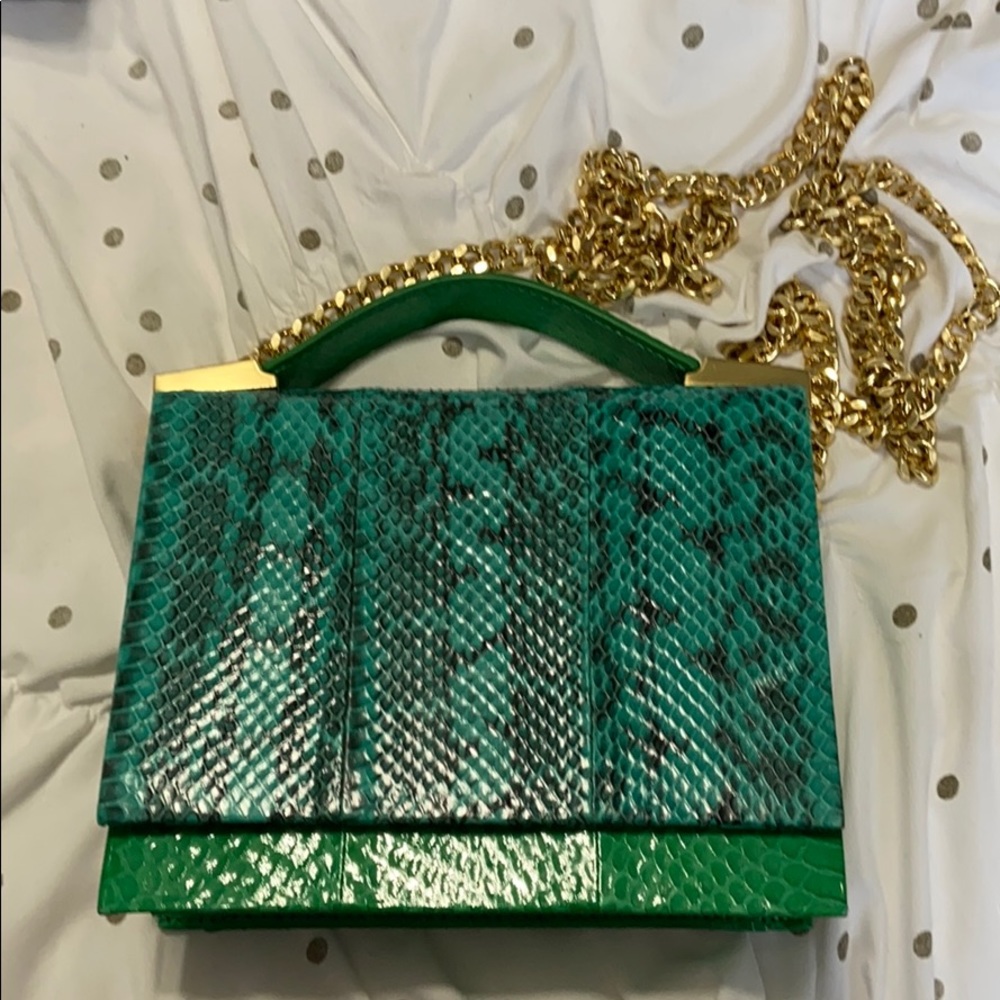 Snakeskin Brian Atwood bag